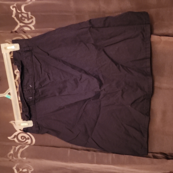 Black Skirt with Ruffled Top - Picture 2 of 2